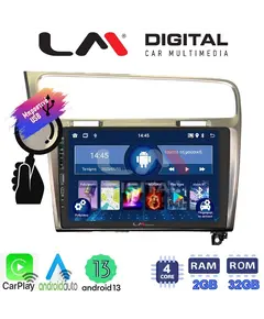 LM Digital - LM ZA4591S GPS Οθόνη OEM Multimedia Αυτοκινήτου για 0 (CarPlay/AndroidAuto/BT/GPS/WIFI/GPRS)